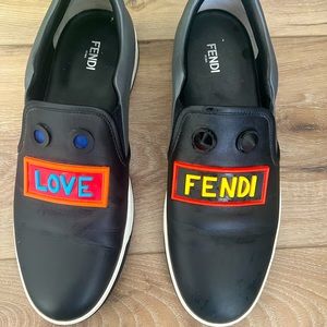 Fendi monster fashion sneakers